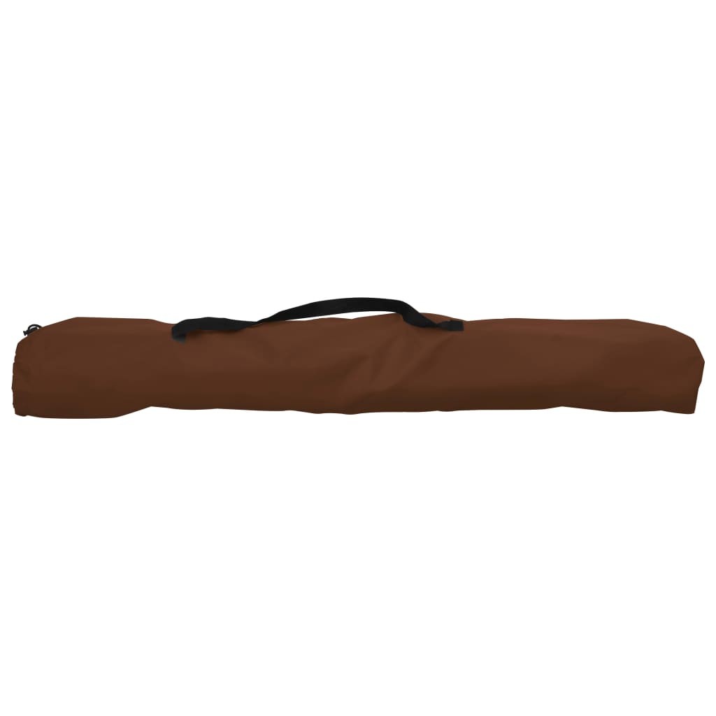 Foldable Camping Chairs 2 pcs Brown